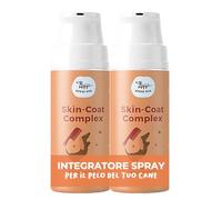 Skin-Coat Complex - Complément pour peau et poils pour chien | Topper liquide avec extraits végétaux dermoprotecteurs et oméga 3-6, contre les démangeaisons, la dermatite et les poils éteints | 2 x