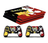 Skin Compatibilité pour PS4 Pro - Pokemon - Limited Edition Decal étuis de Protection pour faceplates Bundle