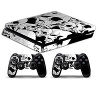 Skin Compatibilité pour PS4 Slim - Limited Edition Decal étuis de Protection pour faceplates Bundle (Crane Mort)