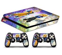 Skin Compatibilité pour PS4 Slim - Limited Edition Decal étuis de Protection pour faceplates Bundle (Dragonball Trunks)