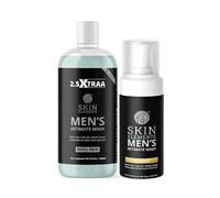 Skin Elements Lot jumbo de lavage intime pour homme | avec recharge | 420 ml