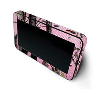 Skin en fibre de carbone de Mighlyskins pour Amazon Echo Show 5 (Gen 1 et Gen 2) - Pink Tree Camo | Finition en fibre de carbone textur e durable