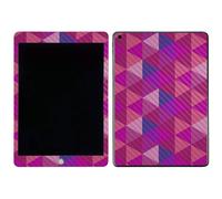 Skin en fibre de carbone MightySkins pour Apple iPad 7e gnration (10,2"" 2019) - Kalidoscope rose | Finition protectrice durable en fibre de ca
