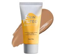 Skin Filter Fond De Teint Jambes Waterproof,Leg Makeup with Brush,Body Coverage Perfector,Skin Filter Body Concealer with Hyaluronic Acid,Long-Lasting Sweat-Proof Coverage Concealer (01 Dark)
