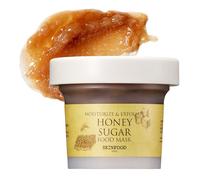Skin Food Masque alimentaire miel et sucre 180 g - Sucre noir et miel pour nourrir et exfolier doucement la peau pour une texture lisse