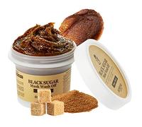 SKIN FOOD since 1957 Masque au sucre noir Laver 3.52 fl. oz. (100g) - Gommage au sucre noir - Gommage visage au sucre pour hydrater et nourrir la peau - Gommage au sucre exfoliant - Masque facial