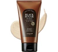Skin Food Since 1957 Mousse Gommante Parfaite Au Sucre Noir 180g - Gommages Et Exfoliants Pour Les Pores Détoxifiants Mousse Nettoyante Pour Le Visage Aux Bulles Douces Et Riches