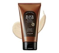 SKIN FOOD since 1957 Mousse Gommante Parfaite au Sucre Noir 180g - Gommages et exfoliants pour les pores détoxifiants Mousse nettoyante pour le visage aux bulles douces et riches