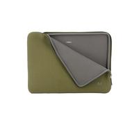Housse de Protection en Néoprène para Ordinateur Portable 12.5-14 pouces - Compatible MacBook Air/Pro - Kaki et Gris - MOBILIS