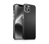 Skin kompatibel mit iPhone 13 Mini Skin Schutzfolie für die Rückseite und Seiten in edler Optik inkl. Kameraschutz Schutz vor Kratzern (Matt Schwarz)