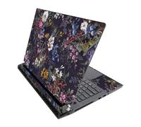 Skin Mighlyskins pour Alienware M17 R3 (2020) & M17 R4 (2021) - Blossom de minuit | Emballage de vigne protecteur | Style facile appliquer et