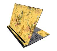 Skin Mighlyskins pour Alienware M17 R3 (2020) & M17 R4 (2021) - Extrmit en marbre jaune | Emballage de vigne protecteur | Style facile appliq