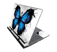Skin Mighlyskins pour Alienware M17 R3 (2020) & M17 R4 (2021) - Splash de papillon | Emballage de vigne protecteur | Style facile appliquer et