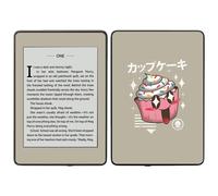 Skin MightySkins compatible avec Amazon Kindle Paperwhite 2018 (modèle étanche) - Cupcake Kawaii | Housse de protection en vinyle durable et uniq