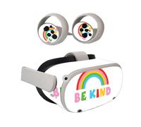 Skin MightySkins compatible avec Oculus Quest 2 - Be Kind | Autocollant protecteur en vinyle durable et unique | Facile à appliquer, à retirer et