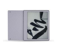 Skin MightySkins en fibre de carbone compatible avec Amazon Kindle Scribe (2022) - Gris uni | Finition protectrice textur e en fibre de carbone |