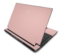 Skin MightySkins en fibre de carbone pour Alienware m17 R2 (2019) - Lavande unie | Finition textur e protectrice et durable en fibre de carbone |