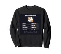 Skin personnalisé pour Le Menu des paramètres du Joueur Vitiligo Sweatshirt
