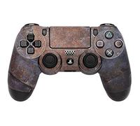 Skin pour manette PS4 - Pyramide - Modèle 97308 - Couleur Métallique - Design Unique en Métal Rouillé