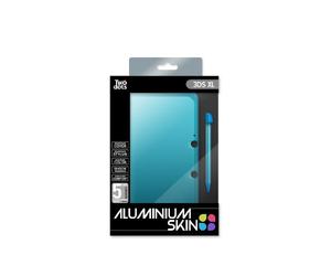 Skin protection Aluminium + Stylet - Icy Blue pour 3DSXL
