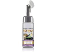 Skin Science Nettoyant moussant pour le visage au charbon de bois avec brosse intégrée pour un nettoyage en profondeur - Silicone et couleur - 100 ml