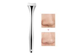 Skin Scrubber - Spatule pour le visage - Spatule pour le visage argentée pour les pores du nez - Outil de nettoyage doux des pores - Outil de nettoyage de la saleté - Outil de soin de la peau