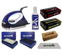 Skin Star Starter de ski de cire de, fer de cire brosse Hydro carbone Cire 8 pièces