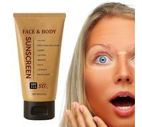 Skin Sun Protection | 85g Face and Body Sunscreen - SPF50 Body Moisturzizer Non-greasy UV Prottection Cream for Sensitive Skin Outdoor Men Traveel Camping Vacation Beach Daily Schoool Sports Women