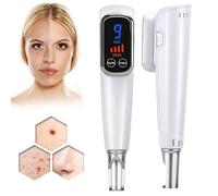 Skin Tag Stylo de retrait de picoseconde à usage domestique, 9 niveaux de fréquence + 4 niveaux d'intensité, pour enlever les taupes, verrues, taches de rousseur, taches sombres, tatouages, avec