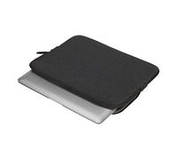 DICOTA Pochette pour MacBook, ultrabook et Tablette Skin Case Urban, Pochette pour MacBook en Néoprène, Extensible, Gris, pour Ordinateurs Portables 12"