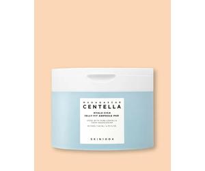 Skin1004 Pads pour le visage aux ampoules de centella et acide hyaluronique Madagascar Centella Hyalu-Cica Jelly-Fit Ampoule Pad - 60 pcs / 140 ml