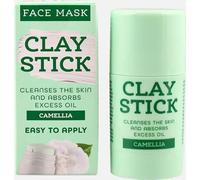 SkinBliss Clay Stick Face Mask Camellia - Apaisant et Purifiant à l’Argile Naturelle - Peaux Sensibles et Mixtes - Application Propre Sans Gâchis - 30 g
