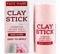 SkinBliss Clay Stick Face Rose Water - Hydratant et Éclat à l’Argile Naturelle - Tous Types de Peaux y compris Sensibles - Application Facile et Propre Sans Gâchis - 30 g