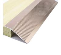 SKINCATE Barre De Seuil pour Sol Irrégulier Hauteur 1-5cm, Profilés De Transition De De Sol en Vinyle, Rampe De Seuil en Aluminium, pour Bois Au Carrelage, 10cm Largeur(Purple Gold)