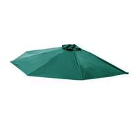 SKINCATE Toile De Rechange Pour Demi-Parasol 270cm 5 Baleines, Auvent De Parapluie, Housse De Parasol De Jardin Terrasse (Couleur : Vert Foncé, Taille : 270cm/9ft-5ribs)