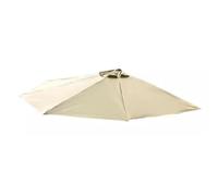 SKINCATE Toile De Rechange Pour Demi-Parasol 270cm 5 Baleines, Housse De Rechange De Parasol De Jardin Terrasse