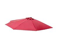 SKINCATE Toile De Rechange Pour Demi-Parasol 270cm 5 Baleines, Housse De Rechange De Parasol De Jardin Terrasse (Color : Burgundy, Size : 270cm/9ft-5ribs)