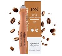 Skincyclopedia Roll-On Yeux à la Caféine Rafraîchissant avec Q10 et Acide Hyaluronique, Sérum pour les Yeux Contre les Cernes Foncés et les Poches, Rouleau Anti-Âge pour les Yeux, Soin des Yeux