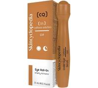 Skincyclopedia Roll On Rafraîchissant à la caféine avec Q10 et acide hyaluronique, sérum pour les yeux contre les cernes et les poches sous les yeux, rouleau anti-âge, soin optimal des yeux, 15 ml
