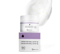 SKINEANCE • 1er Mondiale : Retinal + Vitamine C. • Innovation anti-âge • 11 fois plus puissant que le rétinol • BIO 50 ml • Végan • Rétinal hautement dosé • 98% d’origine naturelle • 8 Actions en 1