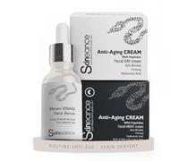 SKINEANCE - TRIO Syn-ake ULTRA - Actifs anti-âge avancés - Crème jour 50 ml - Crème nuit 50 ml - Serum visage 30 ml - Réduit les rides d'expression, les ridules, les poches et les cernes