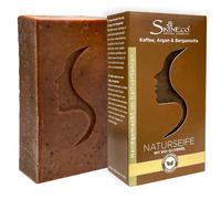 Skineco Savon naturel - Savon de douche durable avec bergamote, argan, café, huile d'olive bio - Savon pour le corps - Cosmétique naturel