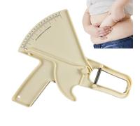 Skinfold Compteur de graisse corporelle, mesure de la graisse corporelle, mesure de la graisse corporelle de 0 à 88 mm | Appareil de mesure professionnel à double ressort à double ressort pour