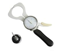 Skinfold Outil de mesure de graisse corporelle avec design à pression constante, jauge d'épaisseur précise de 0 à 60 mm pour le suivi de l'IMC et de la santé, testeur portable en métal et en plastique