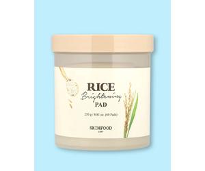 Skinfood Pads visage illuminants à l'extrait de riz Rice Brightening Pads - 250 g / 60 pcs