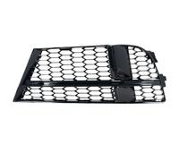 SKINII Calandre pour Audi A3 8V Sedan Sportback Cabriolet 2017 2018 2019 Pare-Chocs Avant Cadre Phare Couverture Lunette Grille Avant Grilles