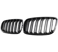 SKINII Calandre pour BMW X5 X6 E70 E71 2008-2013 Grille Pare-Chocs Voiture Grille Avant Grilles À Double Lamelles Avant Grilles