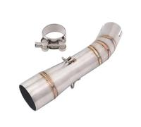SKINII Pot Moto Pot Echappement pour Benelli 502C Moto Silencieux D'échappement Connexion Modifiée en Acier Inoxydable Tuyau Liaison Intermédiaire Slip on Pot d'échappement
