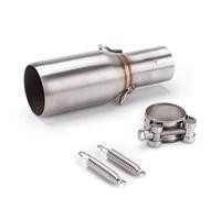 SKINII Pot Moto Pot Echappement pour Piaggio MP3 300 pour LT 2008-2016 MP3 250 pour LT 2008-2013 MP3 300 250 Silencieux D'échappement Moto Tuyau Liaison Intermédiaire Pot d'échappement
