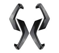 SKINII Voiture Garniture pour VW pour Troc pour T-roc 2018-2023 Autocollant Couverture Panneau D'accoudoir Porte Voiture Garniture Poignée Porte Intérieure Voiture (Couleur : Noir)